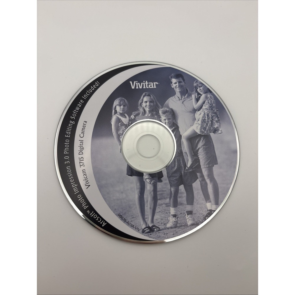 Vivicsm 3715 Digital Camera ArcSoft PhotoStudio Impression 3.0 CD Only